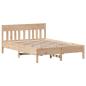 Preview: ARDEBO.de - Massivholzbett ohne Matratze 120x200 cm Kiefernholz