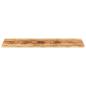 Preview: ARDEBO.de - Tischplatte 160x50x3,8 cm Rechteckig Raues Massivholz Mango