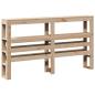Preview: Massivholzbett ohne Matratze 120x190 cm Kiefernholz
