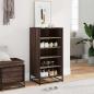 Preview: Schuhregal Braun Eichen-Optik 48x38x97,5 cm Holzwerkstoff