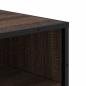 Preview: Schuhregal Braun Eichen-Optik 48x38x97,5 cm Holzwerkstoff