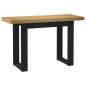 Preview: ARDEBO.de - Schreibtisch NOAIN U-Form-Beine 120x50x75 cm Massivholz Kiefer