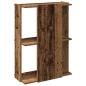 Preview: Bücherregal 3 Böden Altholz-Optik 60x30x80 cm Holzwerkstoff