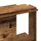 Preview: Bücherregal 3 Böden Altholz-Optik 60x30x80 cm Holzwerkstoff