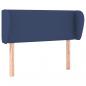 Preview: Kopfteil mit Ohren Blau 83x23x78/88 cm Stoff