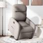 Preview: Relaxsessel mit Aufstehhilfe Elektrisch Taupe Stoff