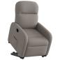 Preview: Relaxsessel mit Aufstehhilfe Elektrisch Taupe Stoff