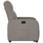 Preview: Relaxsessel mit Aufstehhilfe Elektrisch Taupe Stoff
