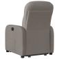 Preview: Relaxsessel mit Aufstehhilfe Elektrisch Taupe Stoff