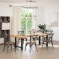 Preview: Couchtischbeine Schwarz 2 Stk. 70x(72-73) cm Stahl