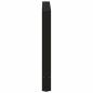 Preview: Couchtischbeine Schwarz 2 Stk. 70x(72-73) cm Stahl