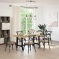 Preview: Esstisch NOAIN A-Form-Beine 160x90x75 cm Massivholz Kiefer