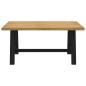 Preview: Esstisch NOAIN A-Form-Beine 160x90x75 cm Massivholz Kiefer