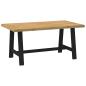 Preview: Esstisch NOAIN A-Form-Beine 160x90x75 cm Massivholz Kiefer
