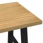 Preview: Esstisch NOAIN A-Form-Beine 160x90x75 cm Massivholz Kiefer
