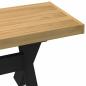 Preview: Esszimmerbank NOAIN X-Form-Beine 180x40x45 cm Massivholz Kiefer