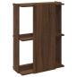 Preview: Bücherregal 3 Böden Braun Eichen-Optik 60x30x80cm Holzwerkstoff