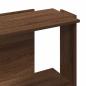 Preview: Bücherregal 3 Böden Braun Eichen-Optik 60x30x80cm Holzwerkstoff