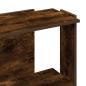 Preview: Bücherregal 3 Böden Räuchereiche 60x30x80 cm Holzwerkstoff