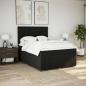 Preview: Boxspringbett mit Matratze Schwarz 160x200 cm Stoff