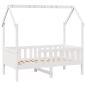 Preview: Kinderbett mit Schubladen 80x160 cm Massivholz Kiefer
