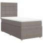 Preview: Boxspringbett mit Matratze Taupe 90x190 cm Stoff