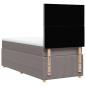 Preview: Boxspringbett mit Matratze Taupe 90x200 cm Stoff