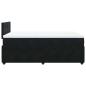 Preview: Boxspringbett mit Matratze Schwarz 120x190 cm Samt