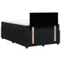 Preview: Boxspringbett mit Matratze Schwarz 120x190 cm Samt