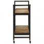 Preview: Küchenwagen 87x36x81 cm Altholz Massiv