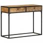 Preview: ARDEBO.de - Konsolentisch 100x35x75 cm Mango Massivholz