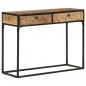 Preview: Konsolentisch 100x35x75 cm Mango Massivholz