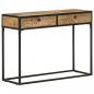 Preview: Konsolentisch 100x35x75 cm Mango Massivholz