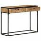 Preview: Konsolentisch 100x35x75 cm Mango Massivholz