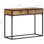 Preview: Konsolentisch 100x35x75 cm Mango Massivholz