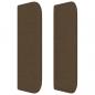 Preview: Kopfteil mit Ohren Dunkelbraun 147x16x78/88 cm Stoff