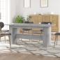 Preview: ARDEBO.de - Esstisch Grau Sonoma 180x90x76 cm Holzwerkstoff