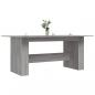 Preview: Esstisch Grau Sonoma 180x90x76 cm Holzwerkstoff