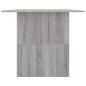 Preview: Esstisch Grau Sonoma 180x90x76 cm Holzwerkstoff