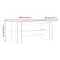 Preview: Esstisch Grau Sonoma 180x90x76 cm Holzwerkstoff