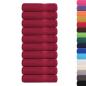 Preview: Handtücher 10 Stk. Bordeauxrot 50x100cm 360 g/m² 100% Baumwolle