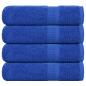 Preview: ARDEBO.de - Badetücher 4 Stk. Blau 100x150 cm 360 g/m² 100% Baumwolle