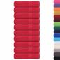 Preview: Handtücher 10 Stk. Rot 50x100 cm 360 g/m² 100% Baumwolle