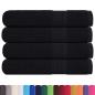 Preview: Handtücher 4 Stk. Schwarz 100x200 cm 360 g/m² 100% Baumwolle