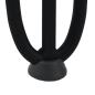 Preview: Haarnadelbeine 4 Stk. Schwarz 72 cm Massivstahl