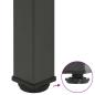 Preview: Couchtischbeine 4 Stk. Anthrazit 100-102 cm Stahl