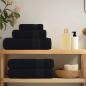 Preview: Saunatücher 4 Stk. Schwarz 80x200 cm 360 g/m² 100% Baumwolle