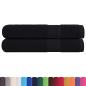 Preview: Handtücher 2 Stk. Schwarz 100x200 cm 360 g/m² 100% Baumwolle