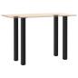 Preview: Couchtischbeine 4 Stk. Schwarz 90-92 cm Stahl