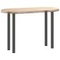 Preview: Couchtischbeine 4 Stk. Anthrazit 72-74 cm Stahl